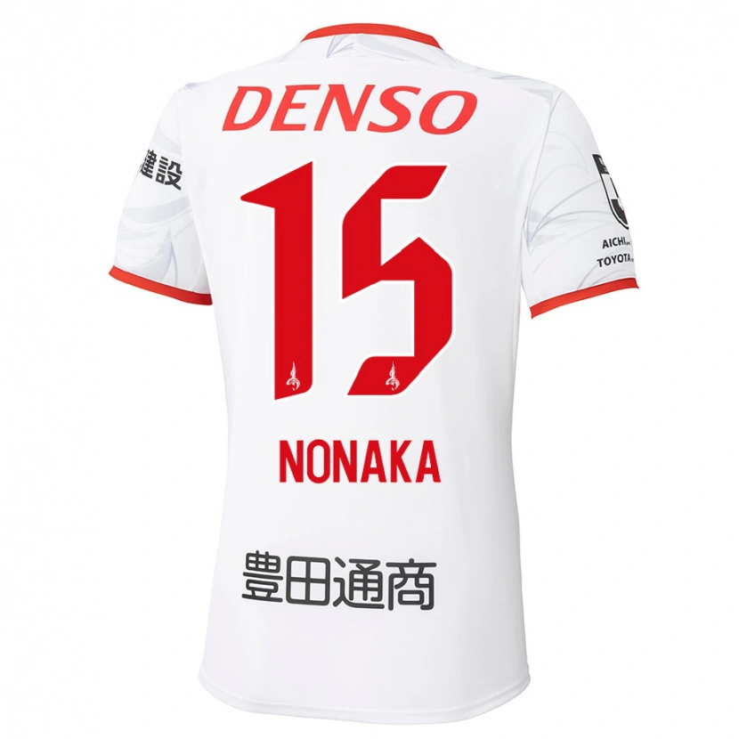 Danxen Kinder Yugo Nonaka #15 Weiß Rot Auswärtstrikot Trikot 2025/26 T-Shirt Österreich