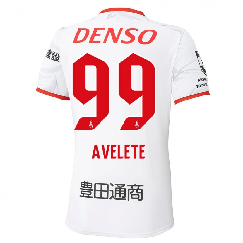 Danxen Kinder Yves Avelete #99 Weiß Rot Auswärtstrikot Trikot 2025/26 T-Shirt Österreich