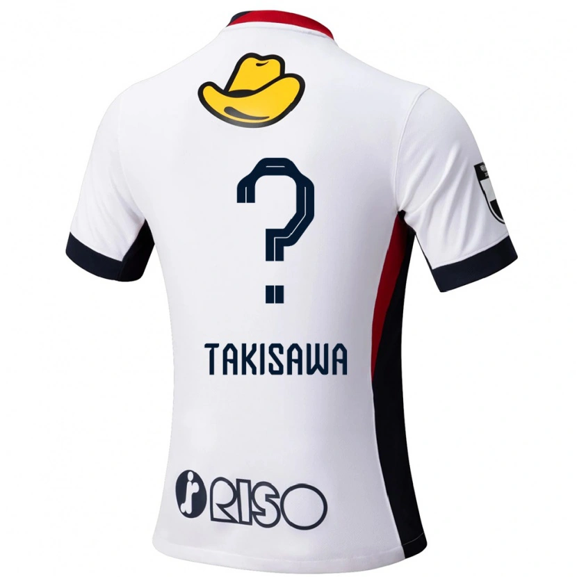 Danxen Kinder Shu Takisawa #0 Weiß Schwarz Auswärtstrikot Trikot 2025/26 T-Shirt Österreich
