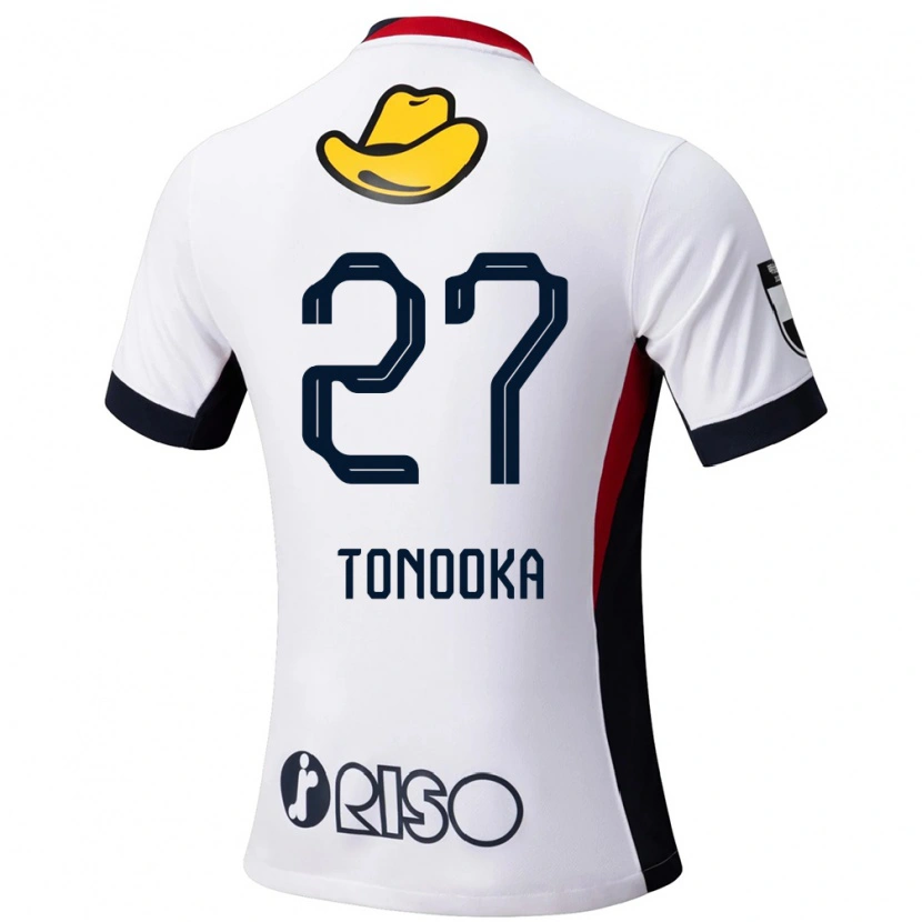 Danxen Kinder Ryota Tonooka #27 Weiß Schwarz Auswärtstrikot Trikot 2025/26 T-Shirt Österreich