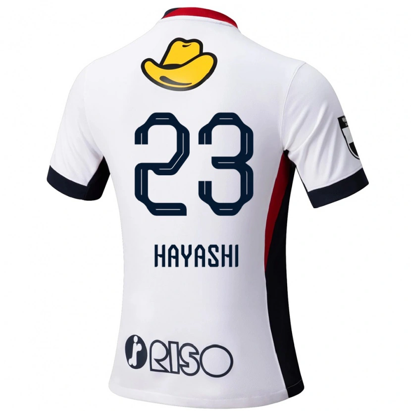 Danxen Kinder Naoki Hayashi #23 Weiß Schwarz Auswärtstrikot Trikot 2025/26 T-Shirt Österreich