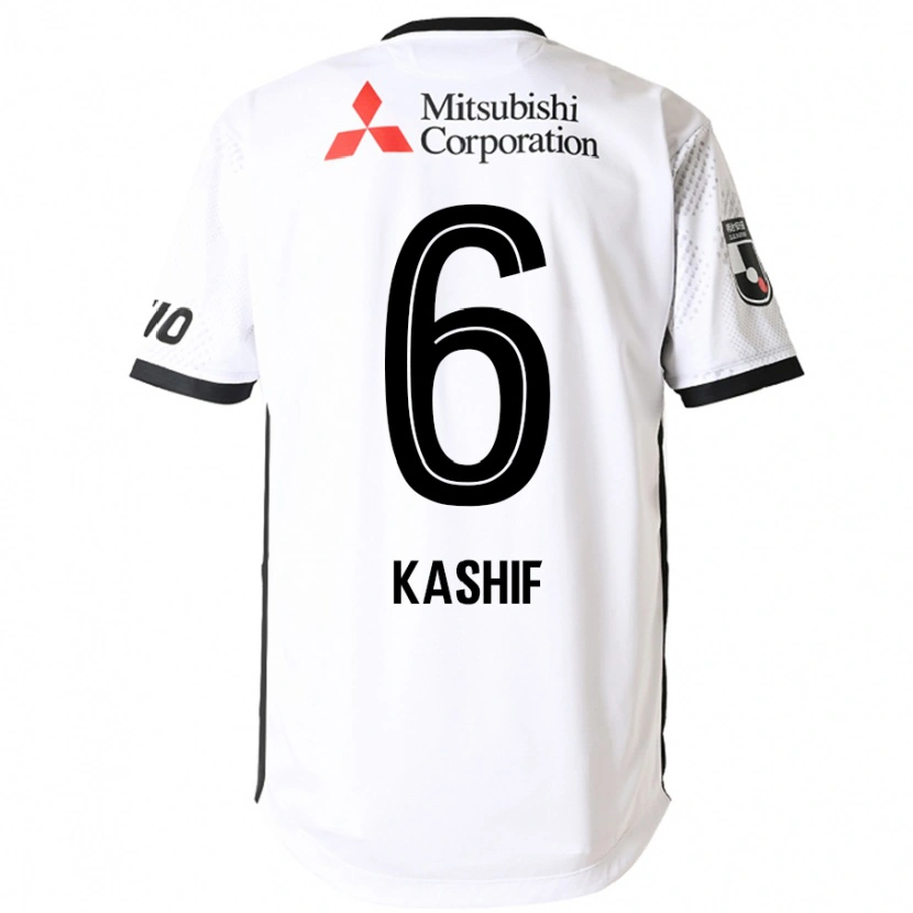 Danxen Kinder Kashif Bangnagande #6 Weiß Schwarz Auswärtstrikot Trikot 2025/26 T-Shirt Österreich