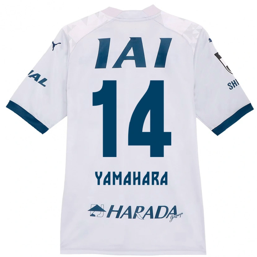 Danxen Kinder Reon Yamahara #14 Weiß Königsblau Auswärtstrikot Trikot 2025/26 T-Shirt Österreich