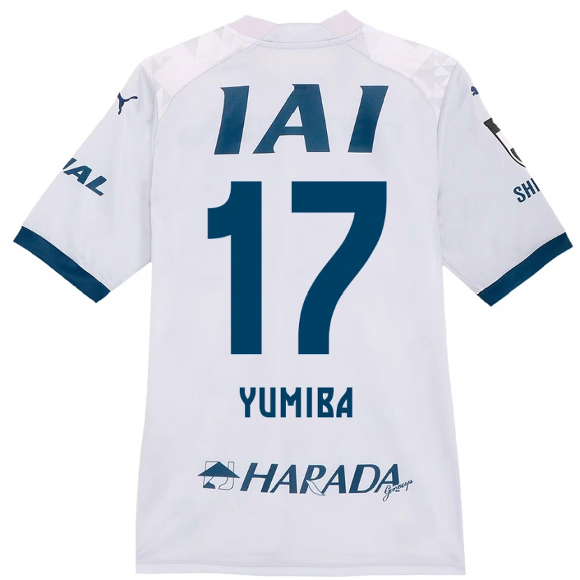 Danxen Kinder Masaki Yumiba #17 Weiß Königsblau Auswärtstrikot Trikot 2025/26 T-Shirt Österreich