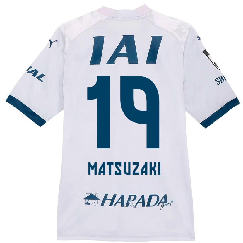 Danxen Kinder Kai Matsuzaki #19 Weiß Königsblau Auswärtstrikot Trikot 2025/26 T-Shirt Österreich