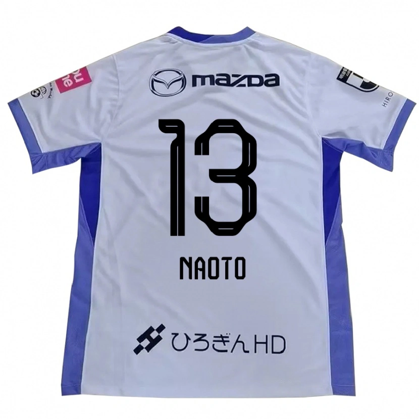 Danxen Kinder Naoto Arai #13 Weiß Orange Auswärtstrikot Trikot 2025/26 T-Shirt Österreich