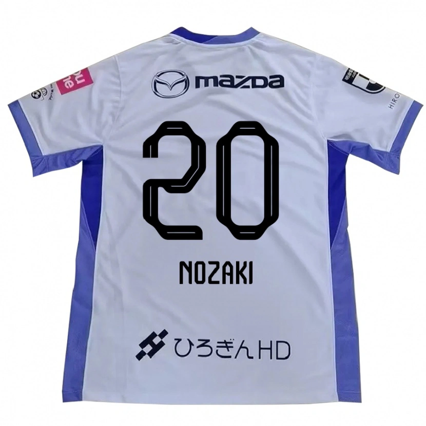 Danxen Kinder Kota Nozaki #20 Weiß Orange Auswärtstrikot Trikot 2025/26 T-Shirt Österreich