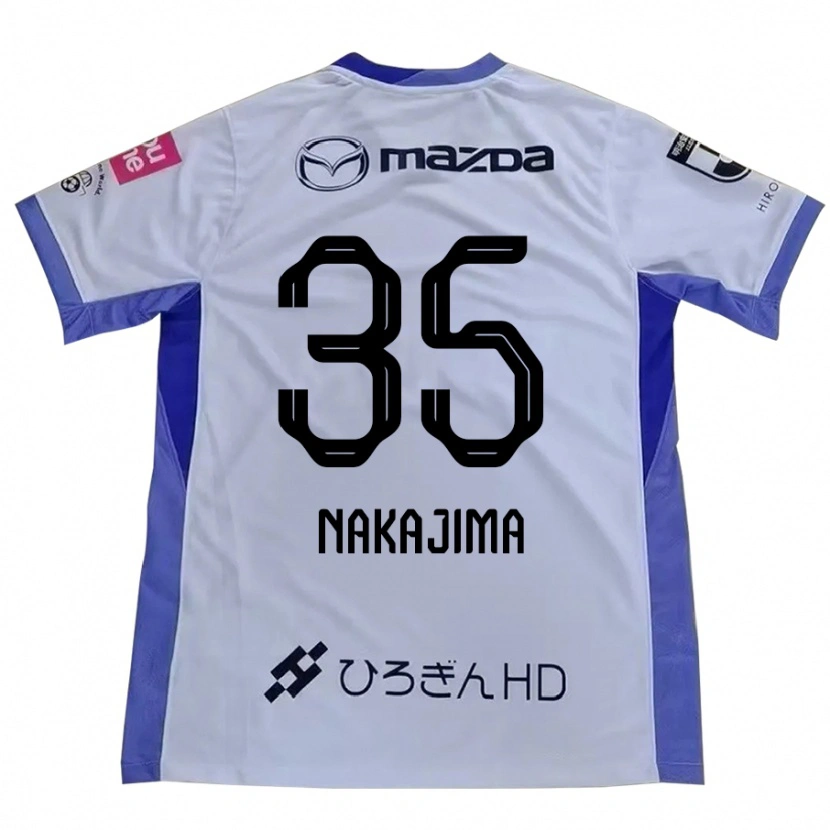 Danxen Kinder Yotaro Nakajima #35 Weiß Orange Auswärtstrikot Trikot 2025/26 T-Shirt Österreich