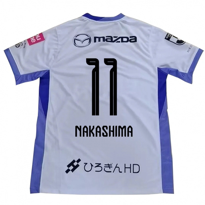 Danxen Kinder Yoshino Nakashima #11 Weiß Orange Auswärtstrikot Trikot 2025/26 T-Shirt Österreich