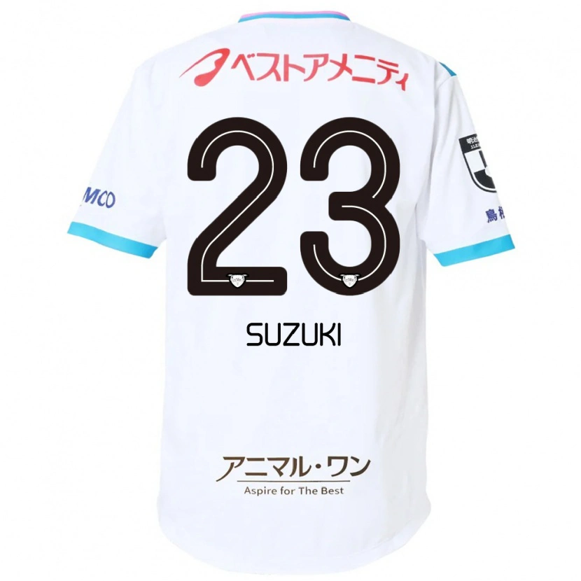 Danxen Kinder Yuki Suzuki #23 Weiß Rosa Auswärtstrikot Trikot 2025/26 T-Shirt Österreich