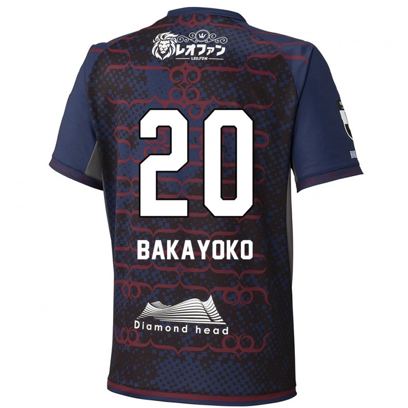 Danxen Kinder Amadou Bakayoko #20 Blau Rot Auswärtstrikot Trikot 2025/26 T-Shirt Österreich