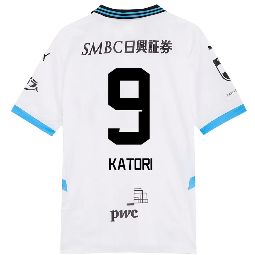 Danxen Kinder Takeshi Katori #9 Weiß Himmelblau Auswärtstrikot Trikot 2025/26 T-Shirt Österreich