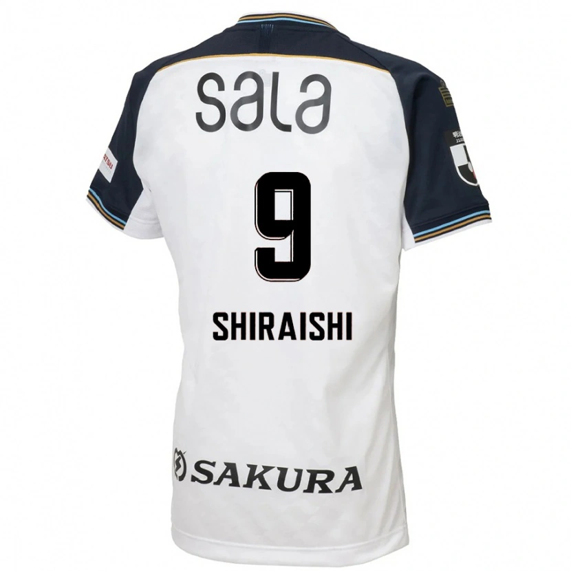 Danxen Kinder Eriya Shiraishi #9 Weiß Schwarz Auswärtstrikot Trikot 2025/26 T-Shirt Österreich