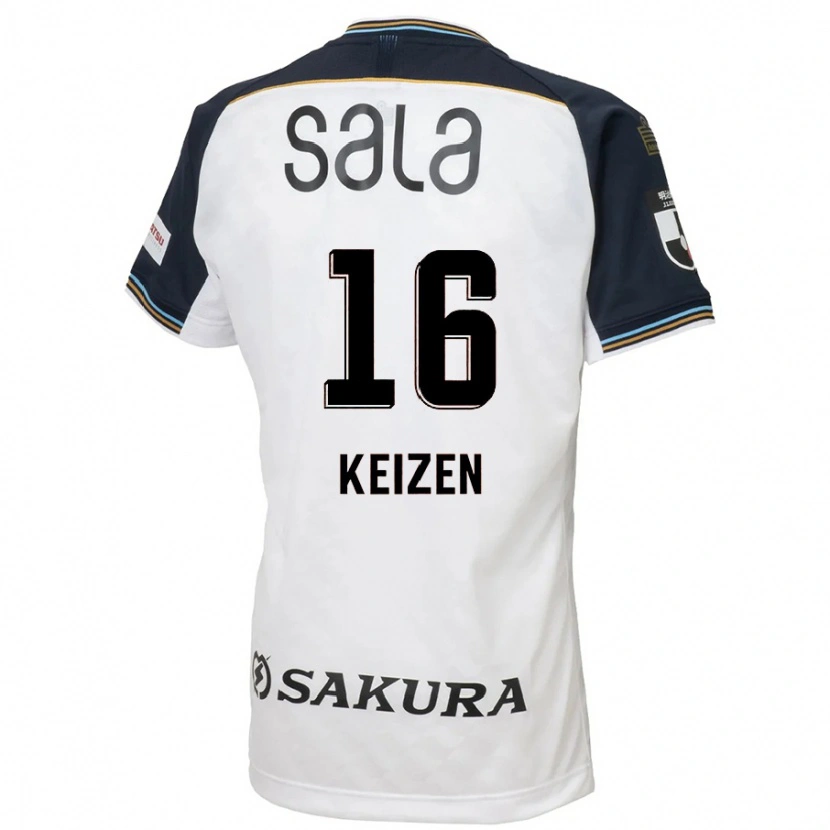 Danxen Kinder Keizen Iida #16 Weiß Schwarz Auswärtstrikot Trikot 2025/26 T-Shirt Österreich