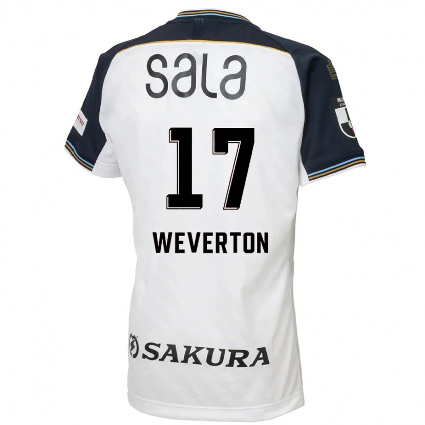 Danxen Kinder Weverton #17 Weiß Schwarz Auswärtstrikot Trikot 2025/26 T-Shirt Österreich