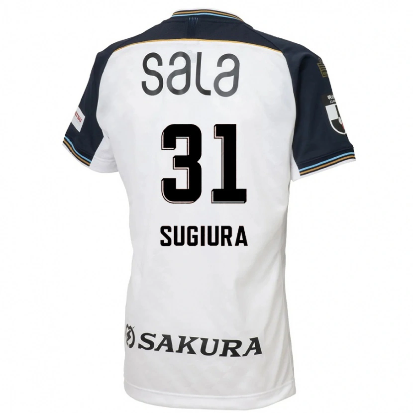 Danxen Kinder Rinnosuke Sugiura #31 Weiß Schwarz Auswärtstrikot Trikot 2025/26 T-Shirt Österreich