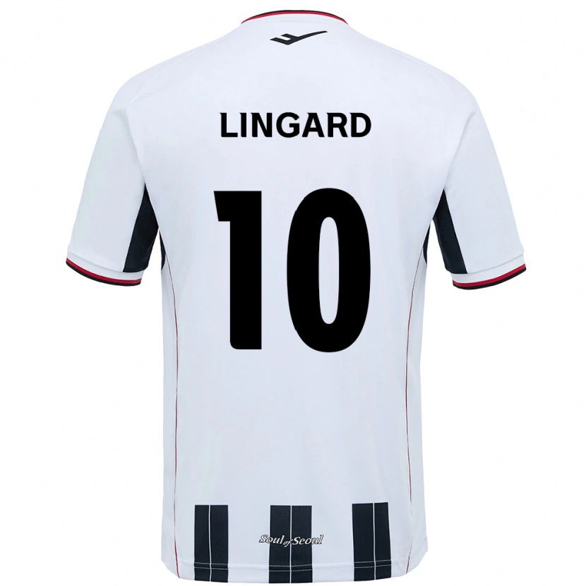 Danxen Kinder Jesse Lingard #10 Weiß Schwarz Auswärtstrikot Trikot 2025/26 T-Shirt Österreich