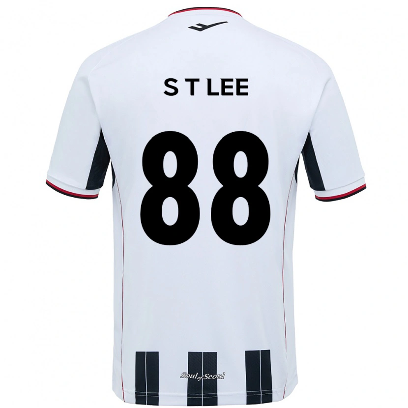 Danxen Kinder Tae-Seok Lee #88 Weiß Schwarz Auswärtstrikot Trikot 2025/26 T-Shirt Österreich