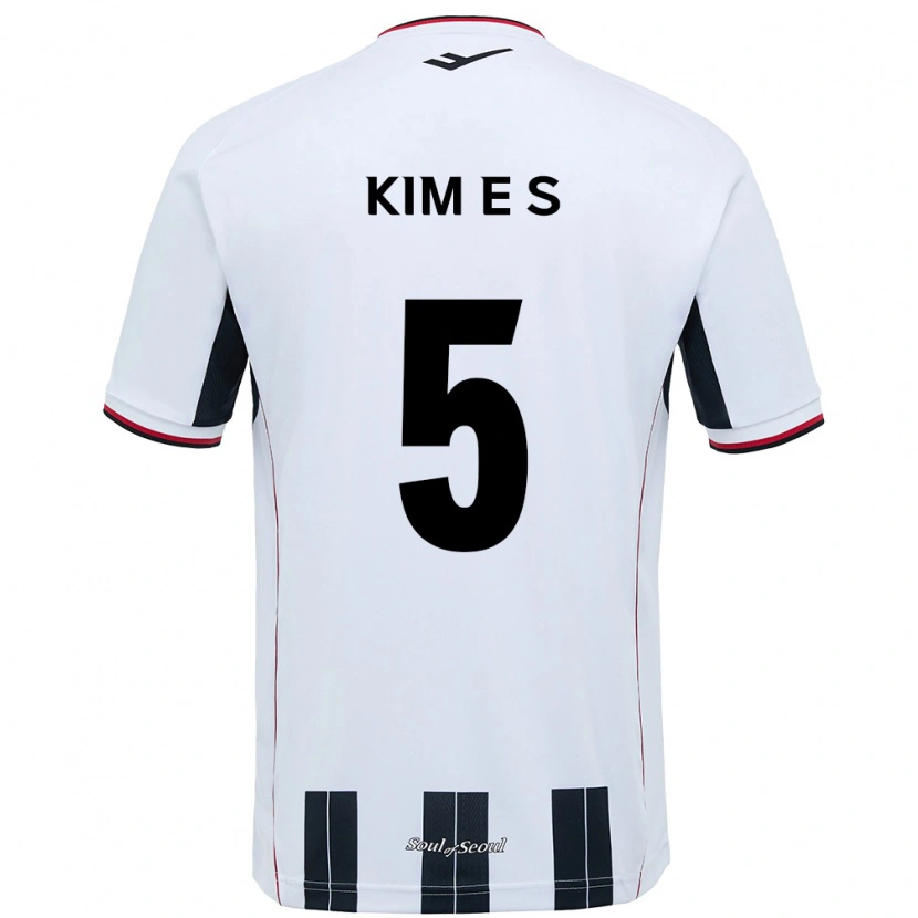 Danxen Kinder Kim Eun-Sol #5 Weiß Schwarz Auswärtstrikot Trikot 2025/26 T-Shirt Österreich