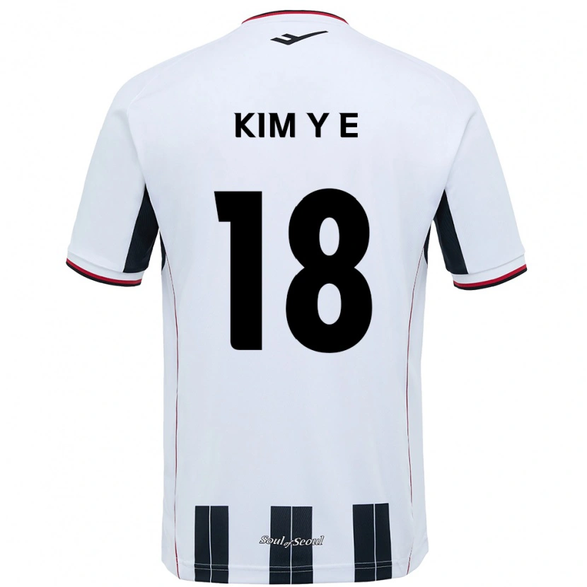 Danxen Kinder Kim Young-Eun #18 Weiß Schwarz Auswärtstrikot Trikot 2025/26 T-Shirt Österreich