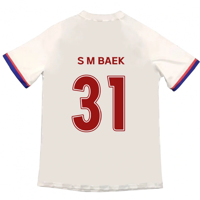 Danxen Kinder Seung-Min Baek #31 Off-White Rot Auswärtstrikot Trikot 2025/26 T-Shirt Österreich