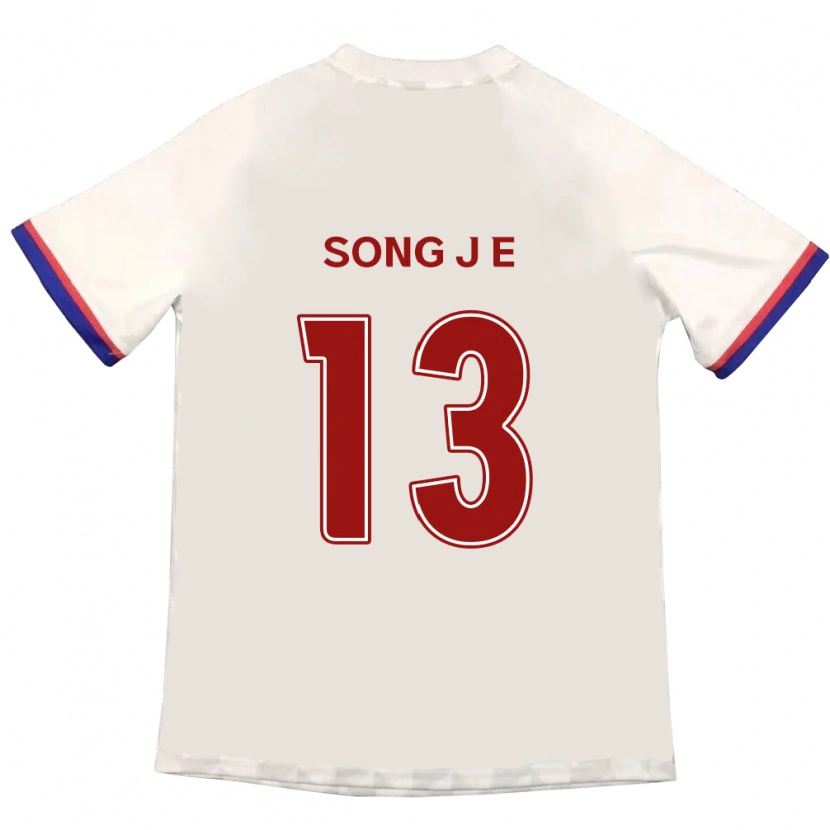 Danxen Kinder Song Jae-Eun #13 Off-White Rot Auswärtstrikot Trikot 2025/26 T-Shirt Österreich