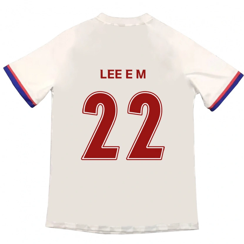 Danxen Kinder Lee Eun-Mi #22 Off-White Rot Auswärtstrikot Trikot 2025/26 T-Shirt Österreich