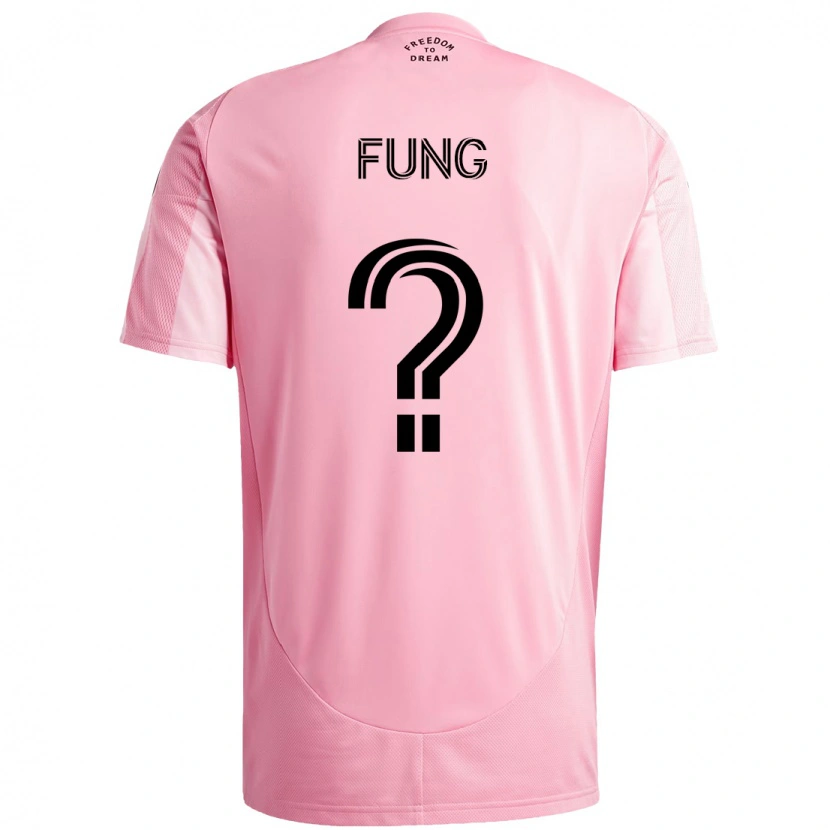 Danxen Herren Victor Fung #0 Rosa Schwarz Heimtrikot Trikot 2025/26 T-Shirt Österreich