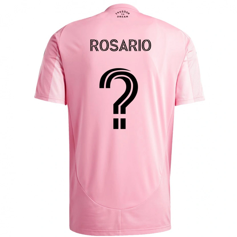 Danxen Herren Adrian Rosario #0 Rosa Schwarz Heimtrikot Trikot 2025/26 T-Shirt Österreich