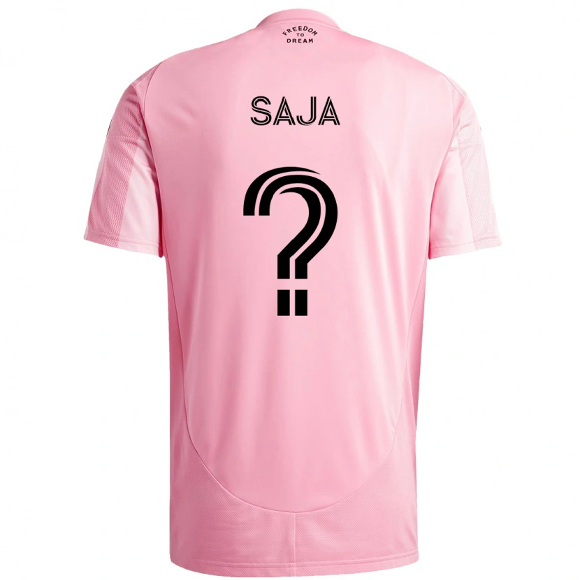 Danxen Herren Mateo Saja #0 Rosa Schwarz Heimtrikot Trikot 2025/26 T-Shirt Österreich