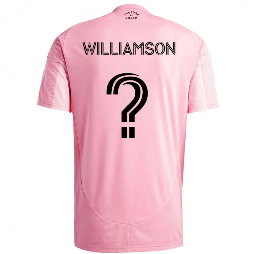 Danxen Herren Kai Williamson #0 Rosa Schwarz Heimtrikot Trikot 2025/26 T-Shirt Österreich