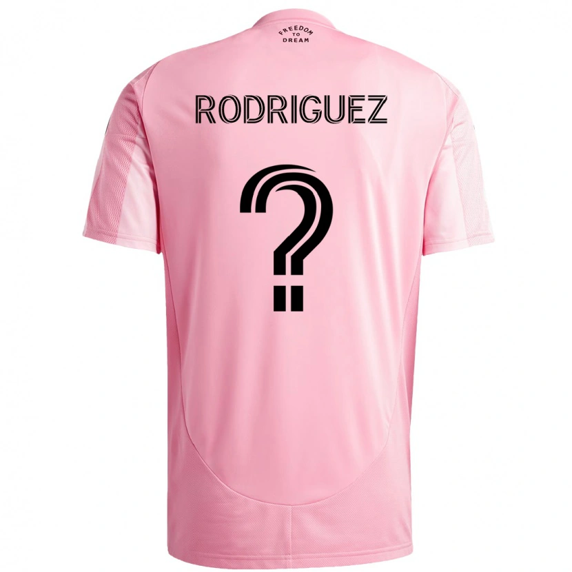 Danxen Herren Emerson Rodríguez #0 Rosa Schwarz Heimtrikot Trikot 2025/26 T-Shirt Österreich