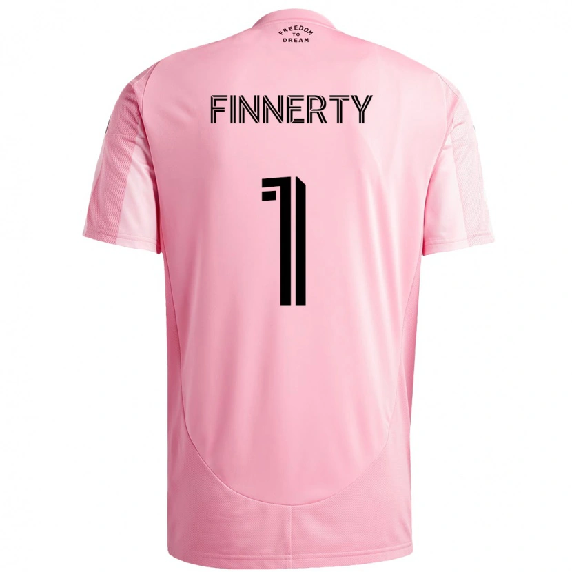 Danxen Herren Owen Finnerty #1 Rosa Schwarz Heimtrikot Trikot 2025/26 T-Shirt Österreich