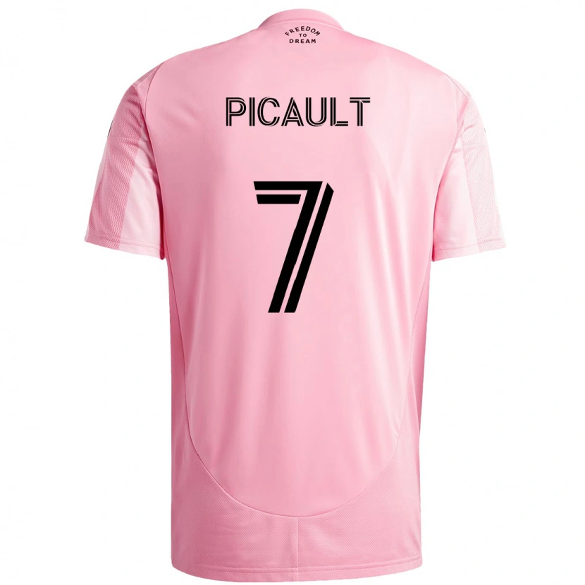 Danxen Herren Fafà Picault #7 Rosa Schwarz Heimtrikot Trikot 2025/26 T-Shirt Österreich