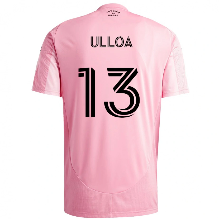 Danxen Herren Víctor Ulloa #13 Rosa Schwarz Heimtrikot Trikot 2025/26 T-Shirt Österreich