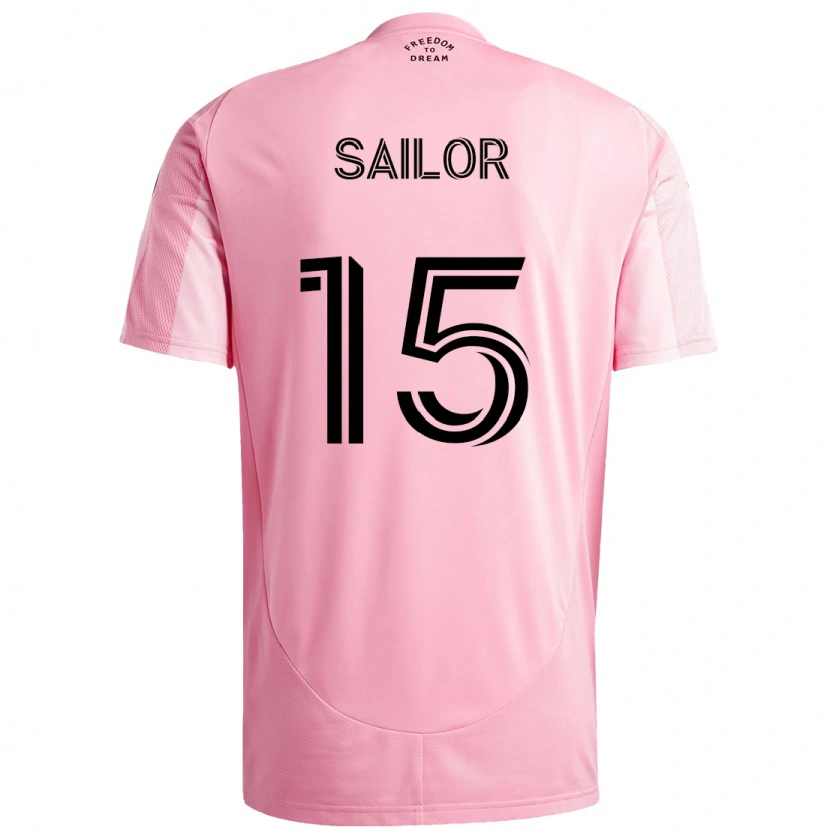 Danxen Herren Ryan Sailor #15 Rosa Schwarz Heimtrikot Trikot 2025/26 T-Shirt Österreich