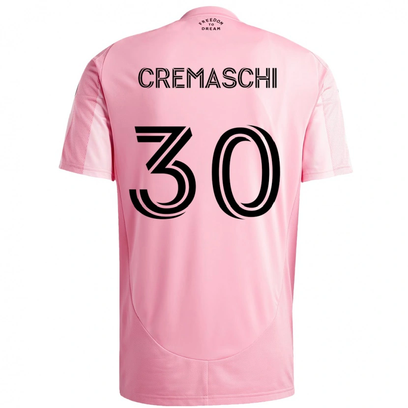Danxen Herren Benja Cremaschi #30 Rosa Schwarz Heimtrikot Trikot 2025/26 T-Shirt Österreich