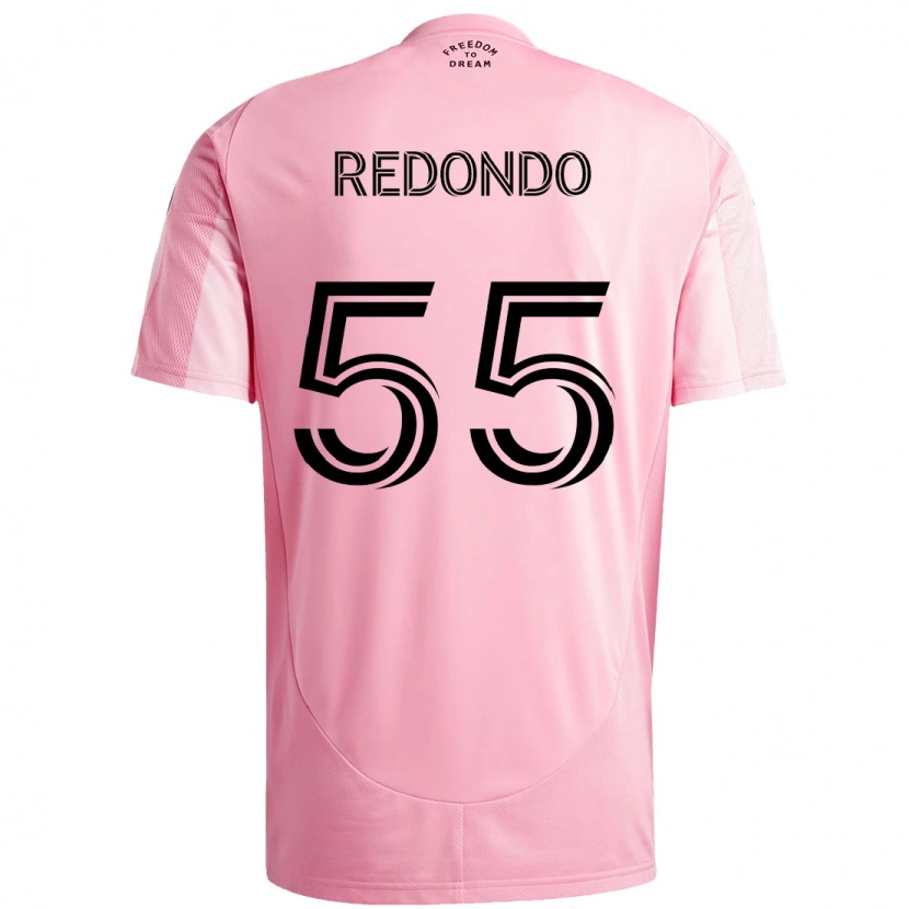 Danxen Herren Federico Redondo #55 Rosa Schwarz Heimtrikot Trikot 2025/26 T-Shirt Österreich