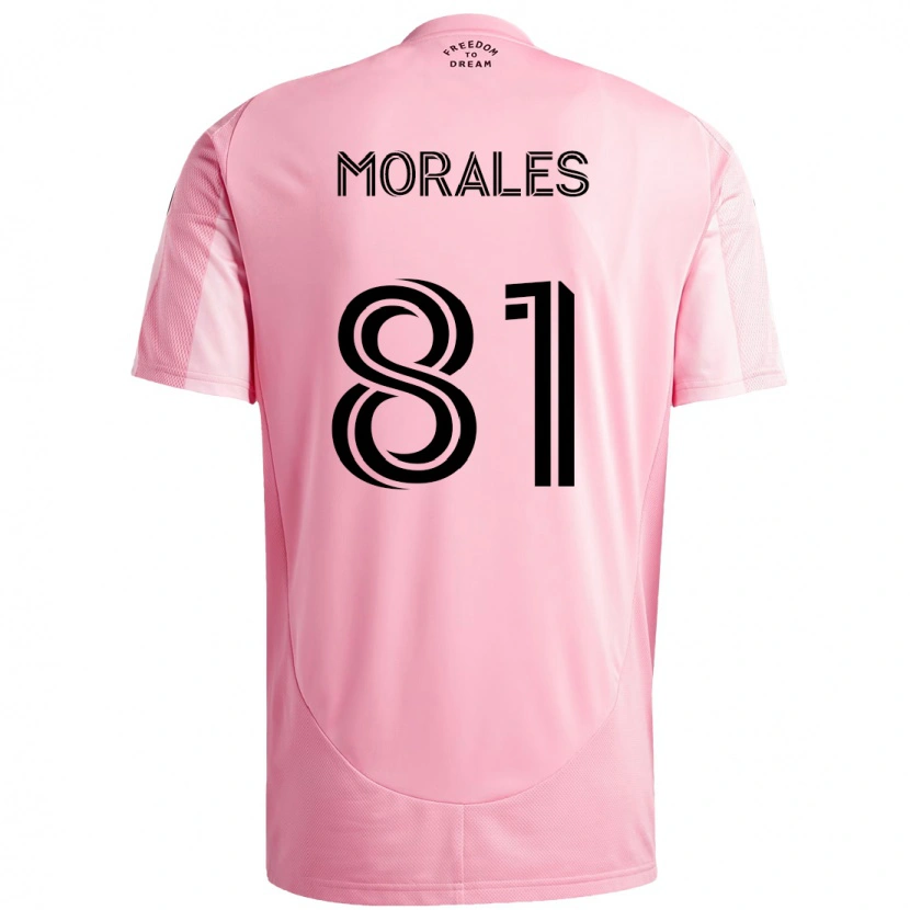 Danxen Herren Santiago Morales #81 Rosa Schwarz Heimtrikot Trikot 2025/26 T-Shirt Österreich