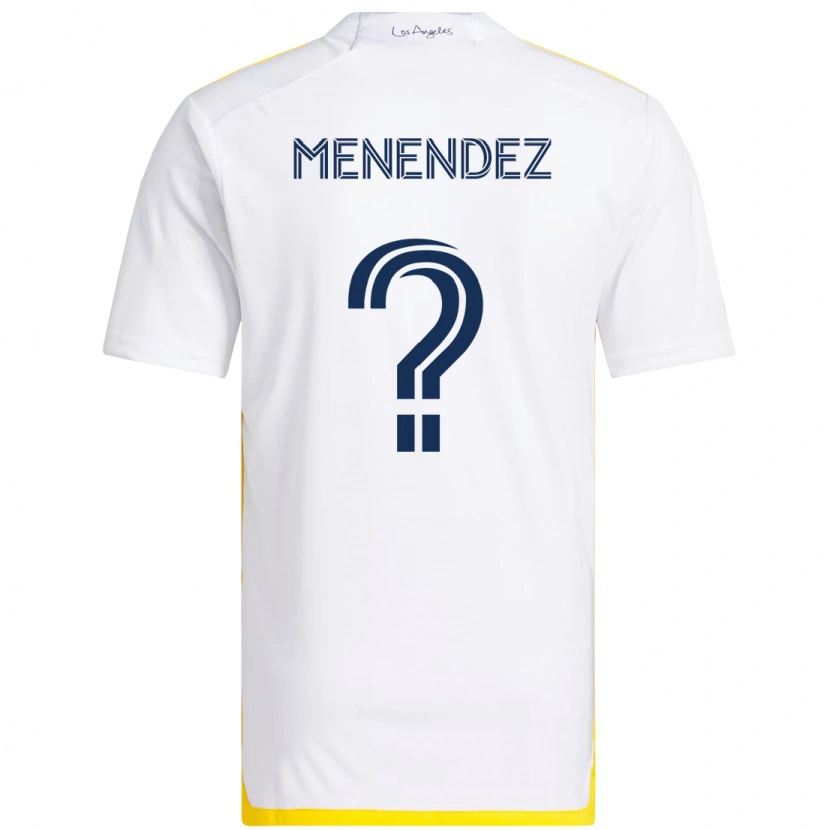 Danxen Herren Alexsander Menendez #0 Weiß Gelb Heimtrikot Trikot 2025/26 T-Shirt Österreich