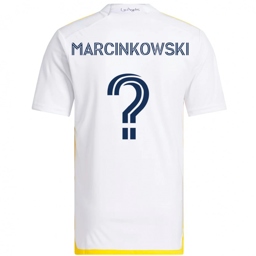 Danxen Herren Jt Marcinkowski #0 Weiß Gelb Heimtrikot Trikot 2025/26 T-Shirt Österreich