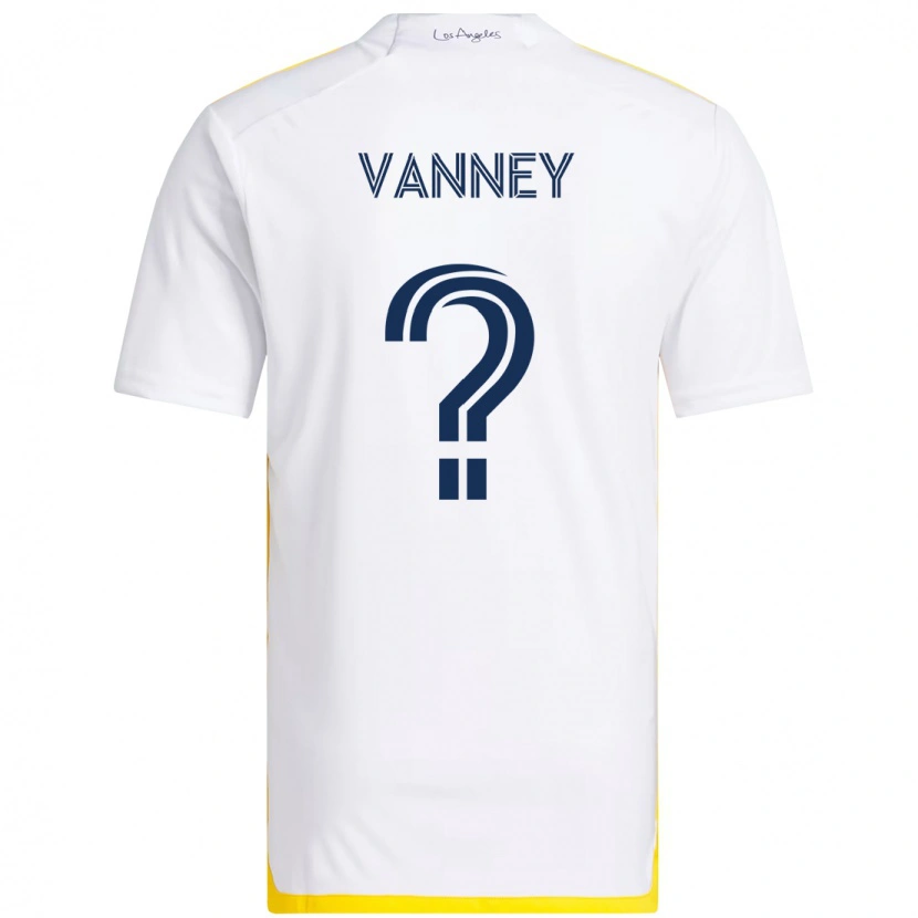 Danxen Herren Dylan Vanney #0 Weiß Gelb Heimtrikot Trikot 2025/26 T-Shirt Österreich