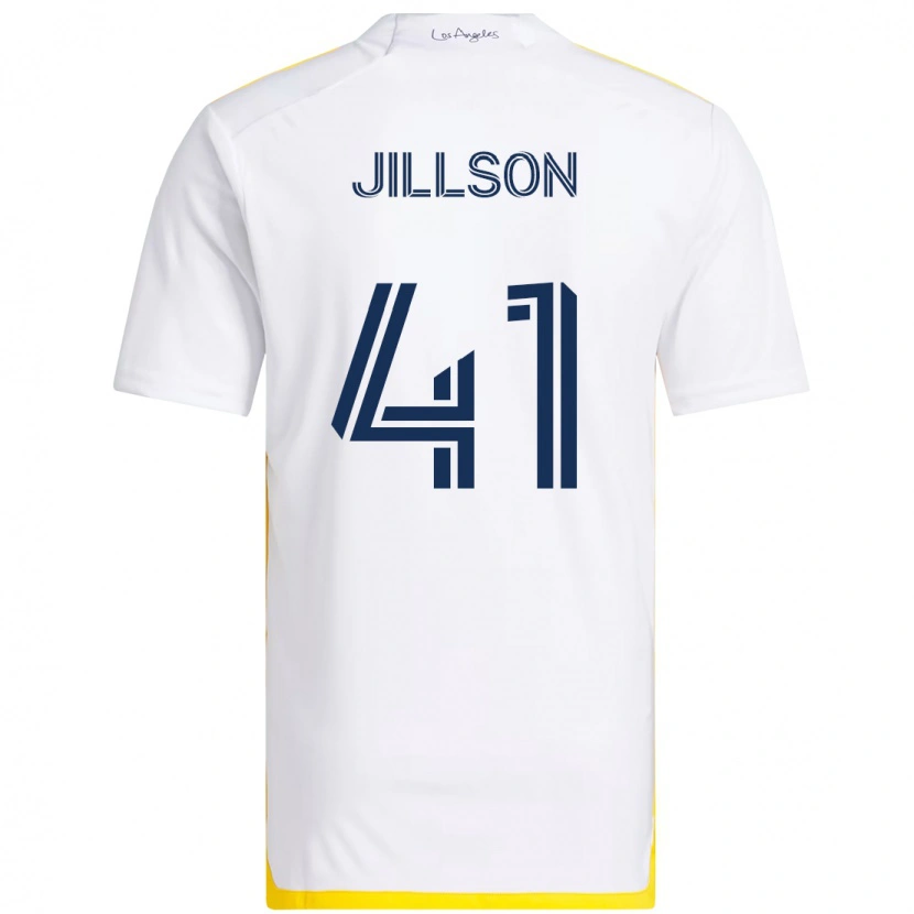 Danxen Herren Simon Jillson #41 Weiß Gelb Heimtrikot Trikot 2025/26 T-Shirt Österreich