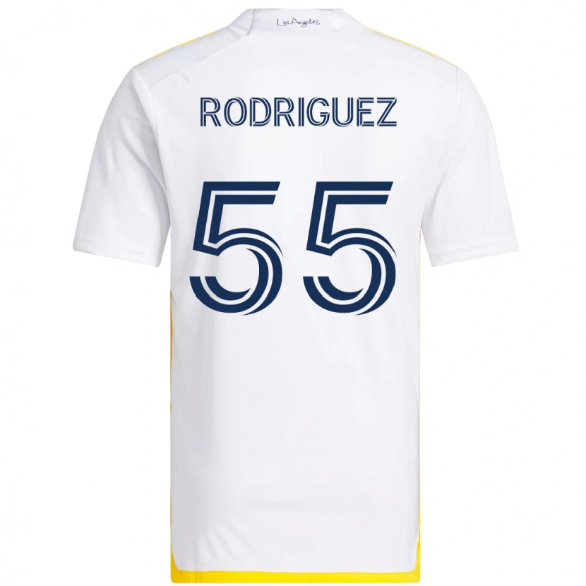 Danxen Herren Diego Rodriguez #55 Weiß Gelb Heimtrikot Trikot 2025/26 T-Shirt Österreich