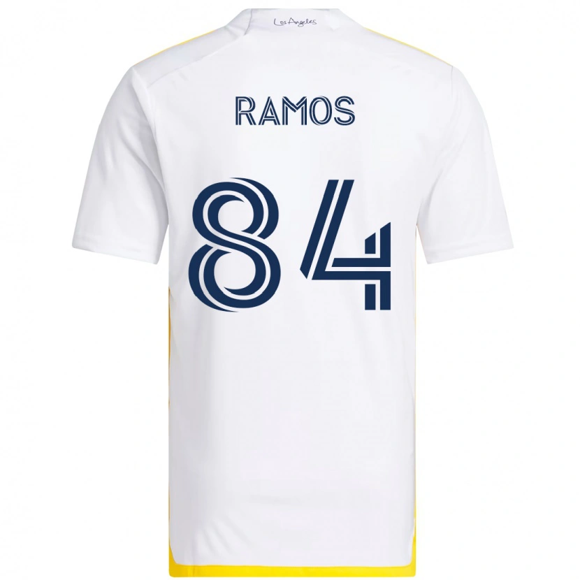 Danxen Herren Rubén Ramos #84 Weiß Gelb Heimtrikot Trikot 2025/26 T-Shirt Österreich