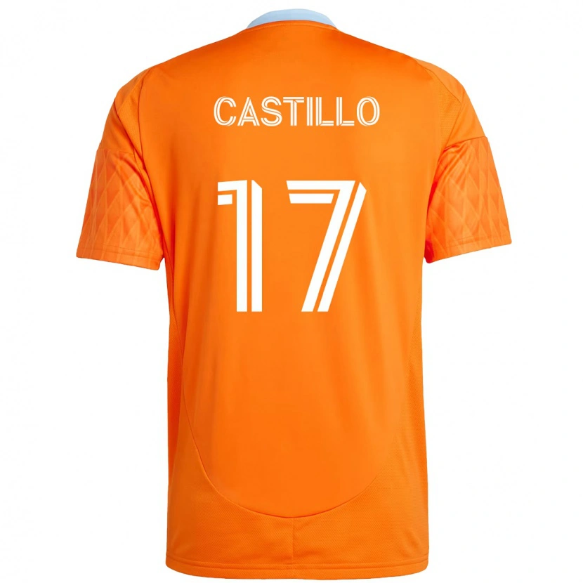 Danxen Herren Joyner Castillo #17 Orange Weiß Heimtrikot Trikot 2025/26 T-Shirt Österreich