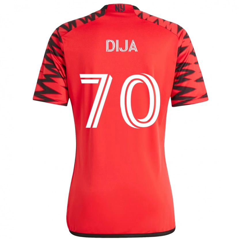 Danxen Herren Dija #70 Rot Schwarz Heimtrikot Trikot 2025/26 T-Shirt Österreich