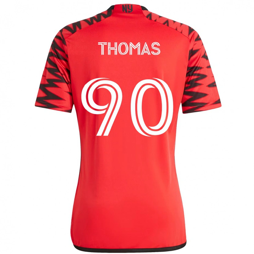 Danxen Herren Oladayo Thomas #90 Rot Schwarz Heimtrikot Trikot 2025/26 T-Shirt Österreich
