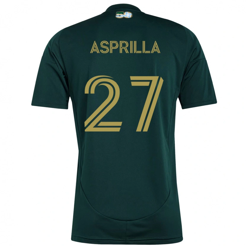 Danxen Herren Dairon Asprilla #27 Schwarz Braun Heimtrikot Trikot 2025/26 T-Shirt Österreich