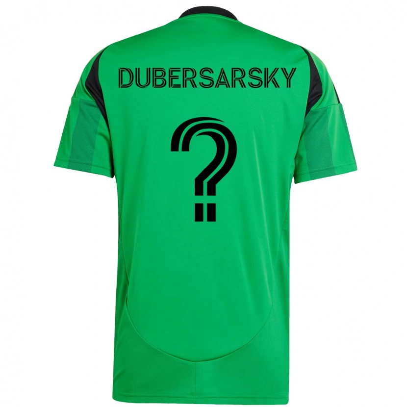 Danxen Herren Nicolás Dubersarsky #0 Grün Schwarz Heimtrikot Trikot 2025/26 T-Shirt Österreich